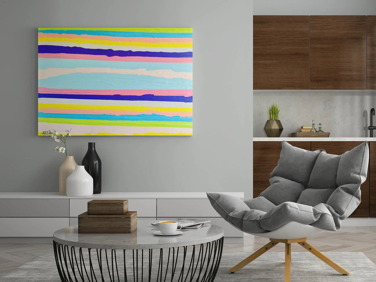 Happy Moody: Signed Framed Reproduction Printed on Canvas