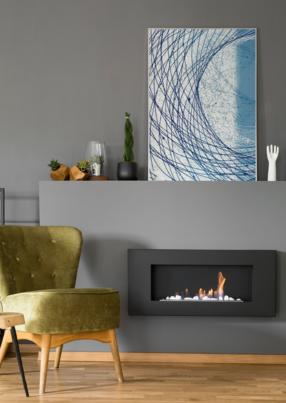 The Webs: Signed Framed Reproduction Printed on Canvas