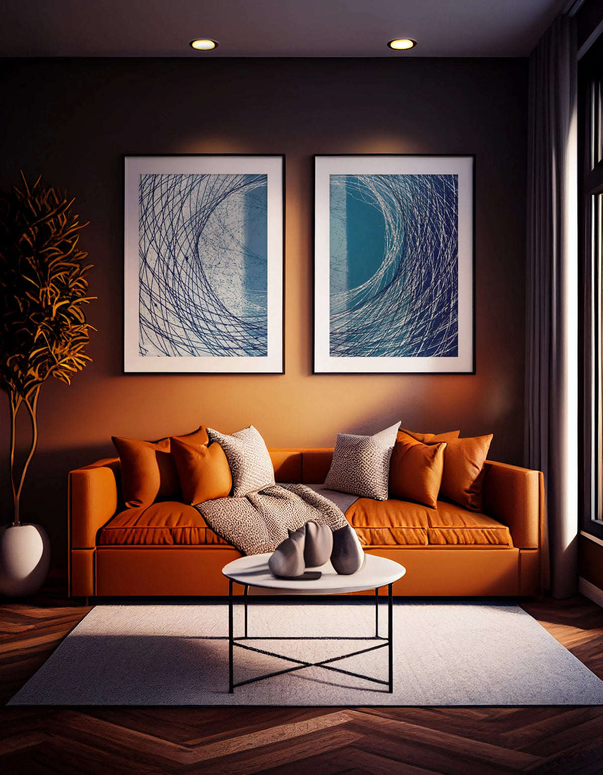 The Webs: Signed Framed Reproduction Printed on Canvas