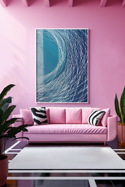 We Weave: Signed Framed Reproduction Printed on Canvas