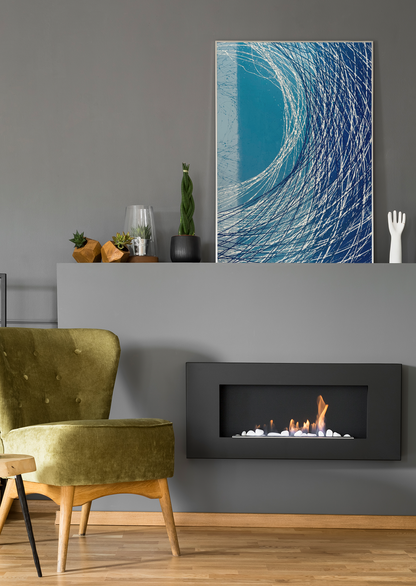 We Weave: Signed Framed Reproduction Printed on Canvas
